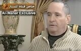 Screen capture from video of former Hezbollah hostage Israeli Elhanan Tannenbaum. (YouTube. Used in accordance with Clause 27a of the Copyright Law)